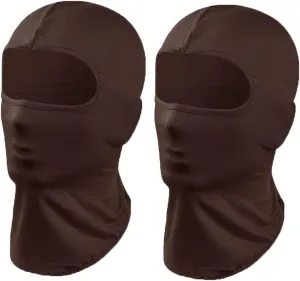 2x Ultra Thin Lycra Full Face Cover Ski Neck Gaiter Motorcycle Cycling Hunting Cap Balaclava Sun UV Protection Outdoor Sports