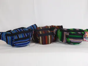 3 pocket fanny pack in native Ikat