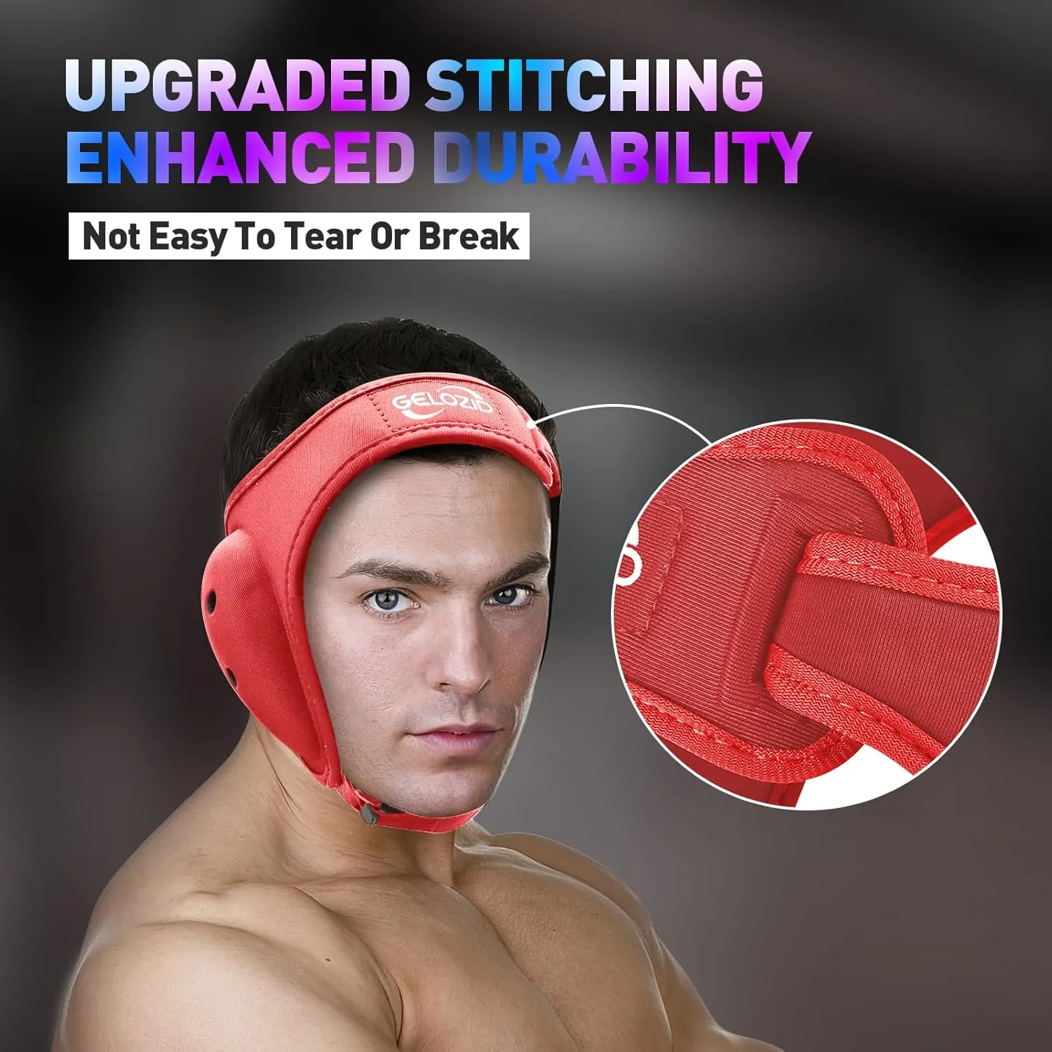 Adjustable Wrestling Headgear for BJJ, MMA Grappling and Training, Ear Guard and Cauliflower Protection Helmet