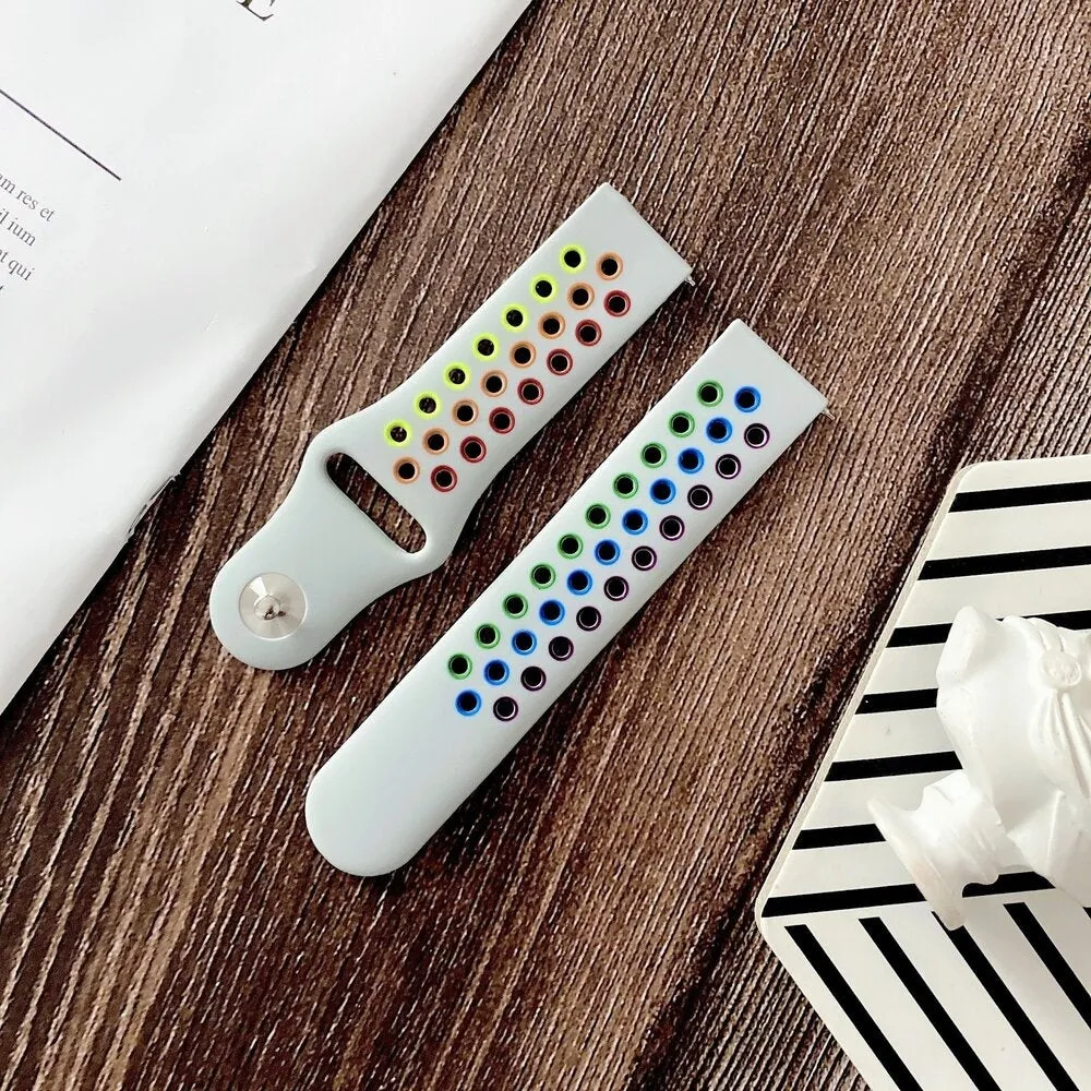 Amazfit Bip Sport Strap (White/Rainbow)