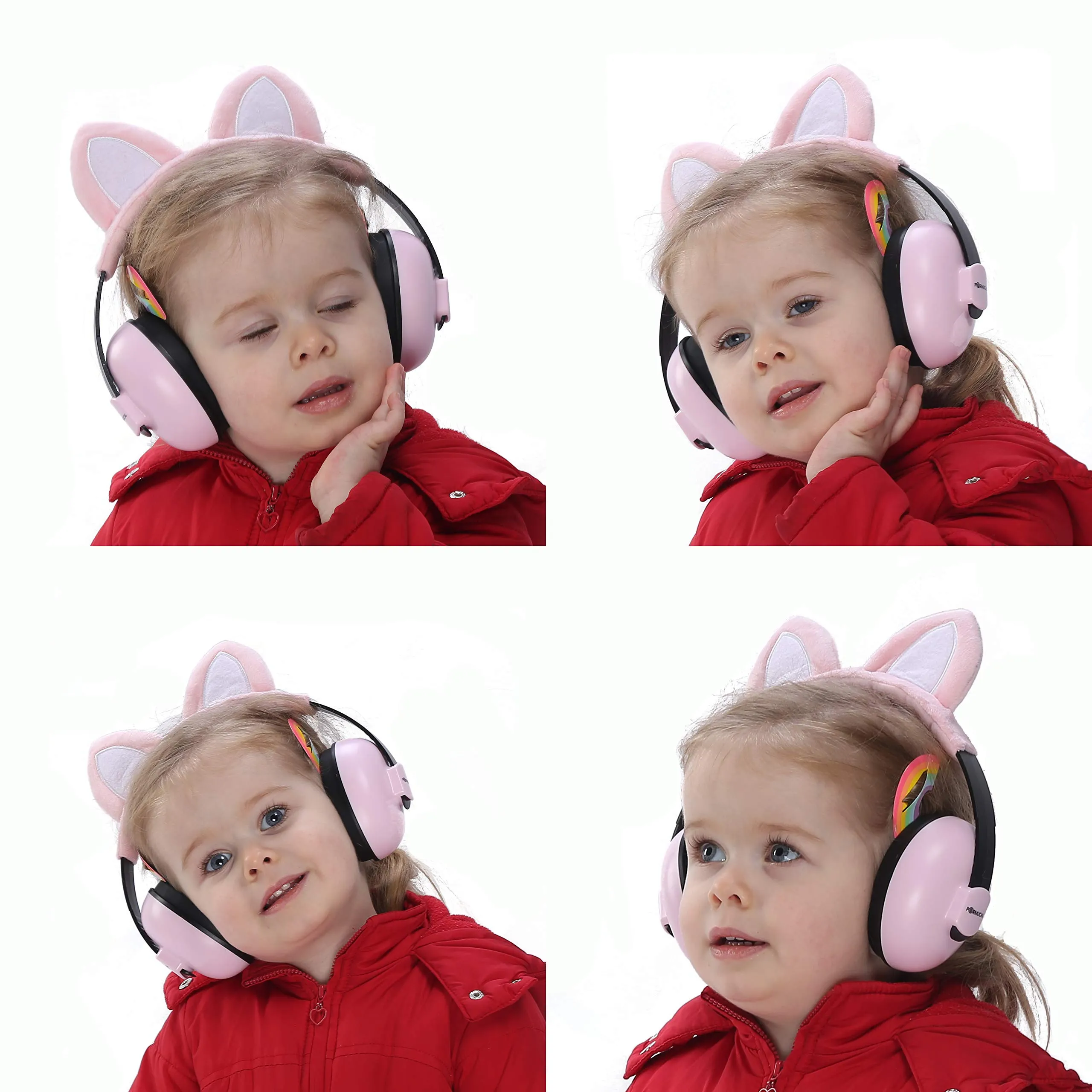 Baby Ear Protection For Babies For 3 Months To 2  Years Noise Reduction Ear Muffs For Infant And Toddlers. Pink