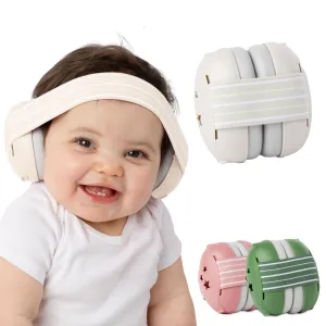 Baby Noise Cancelling Headphones - Baby Ear Muffs Noise Protection | Infant Ear Protection For Toddlers 0-36 Months Cream