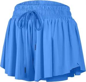 Blaosn Flowy Athletic Shorts for Women Gym Yoga Workout Running Short Pants Tennis Skort Skirt Cute Clothes Casual Summer