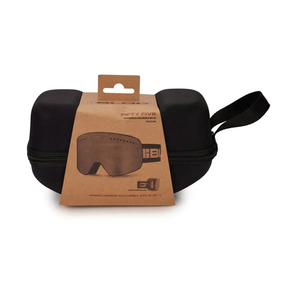 Bloc Fifty-Five Goggles 3 interchangeable lens