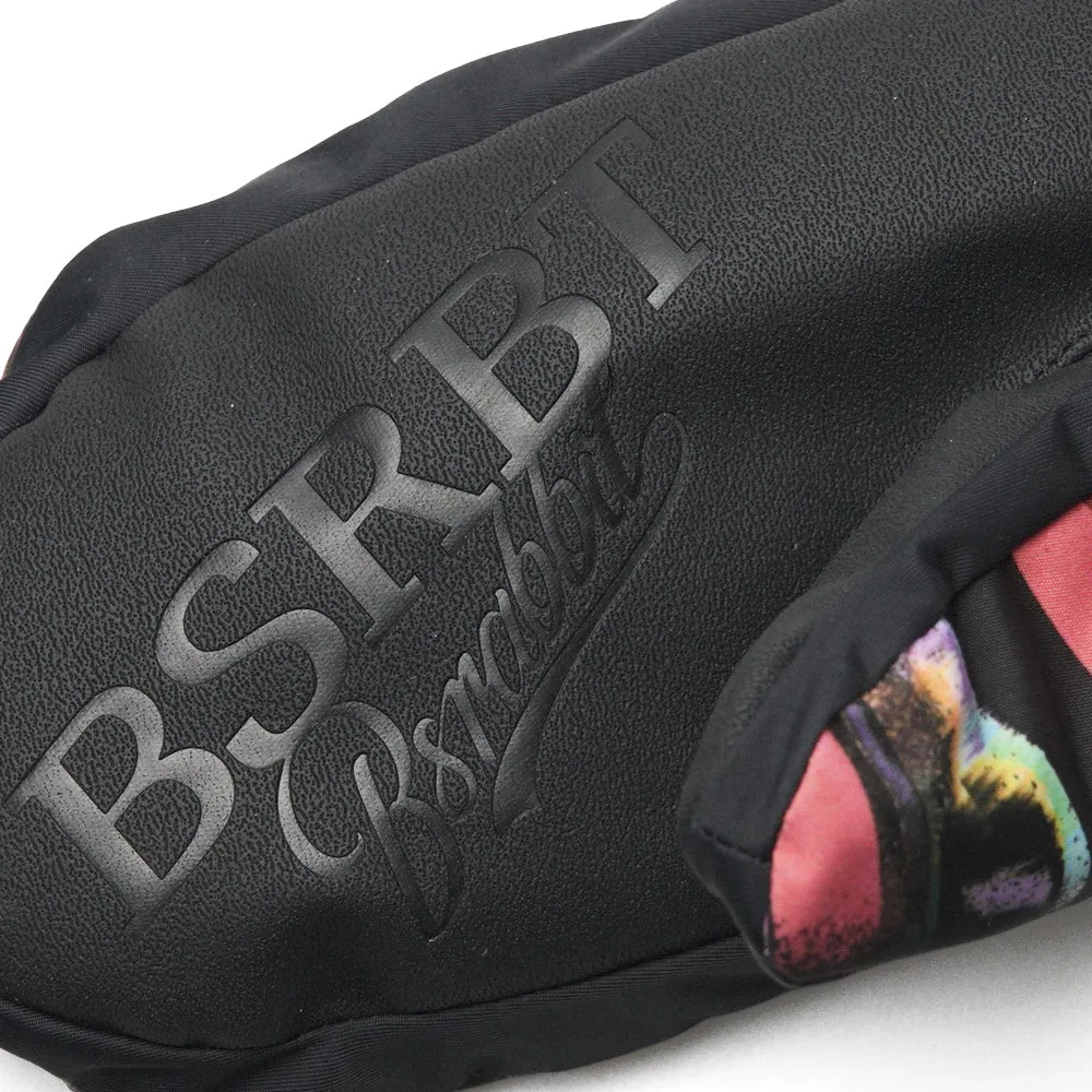 BSR POCKET SNOWBOARD GLOVE MULTI PINK