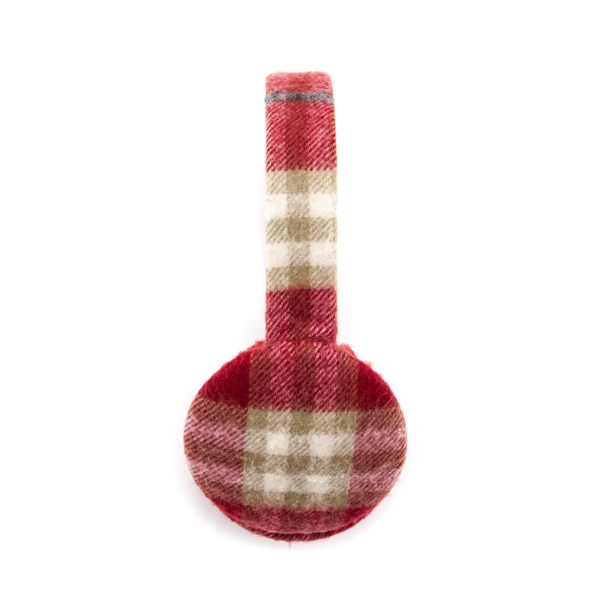 Burberry Red Cashmere Ear Muffs