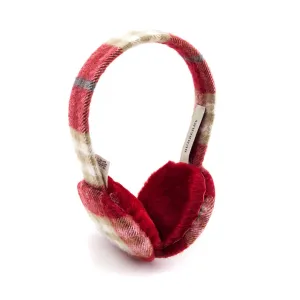 Burberry Red Cashmere Ear Muffs