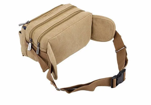 Canvas Portable Men's Waist Pack