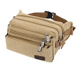 Canvas Portable Men's Waist Pack