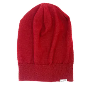 CASHMERE BEANIE | XL Red