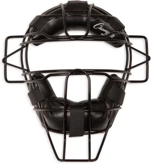 Champion Sports Pro Baseball Adult Mask - Umpires and Catchers - Extra Protection - Extended Guards - Adjustable Harness Baseball Mask - Adult Size,BLACK