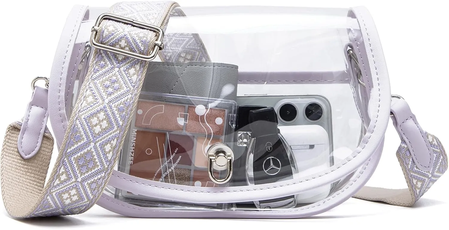Clear Crossbody Bag Stadium Approved for Womenclear Bags for Stadium Events,clear Purse for Concerts