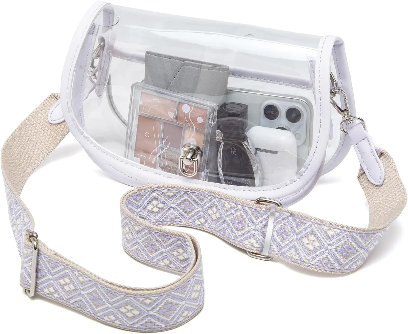 Clear Crossbody Bag Stadium Approved for Womenclear Bags for Stadium Events,clear Purse for Concerts