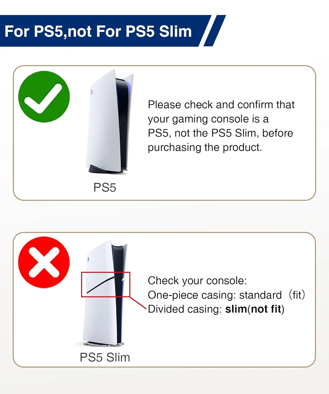 Console Holder Wall Mount for PS5: Black Gaming Stand for PlayStation 5 and 2 Controller Stand Kits