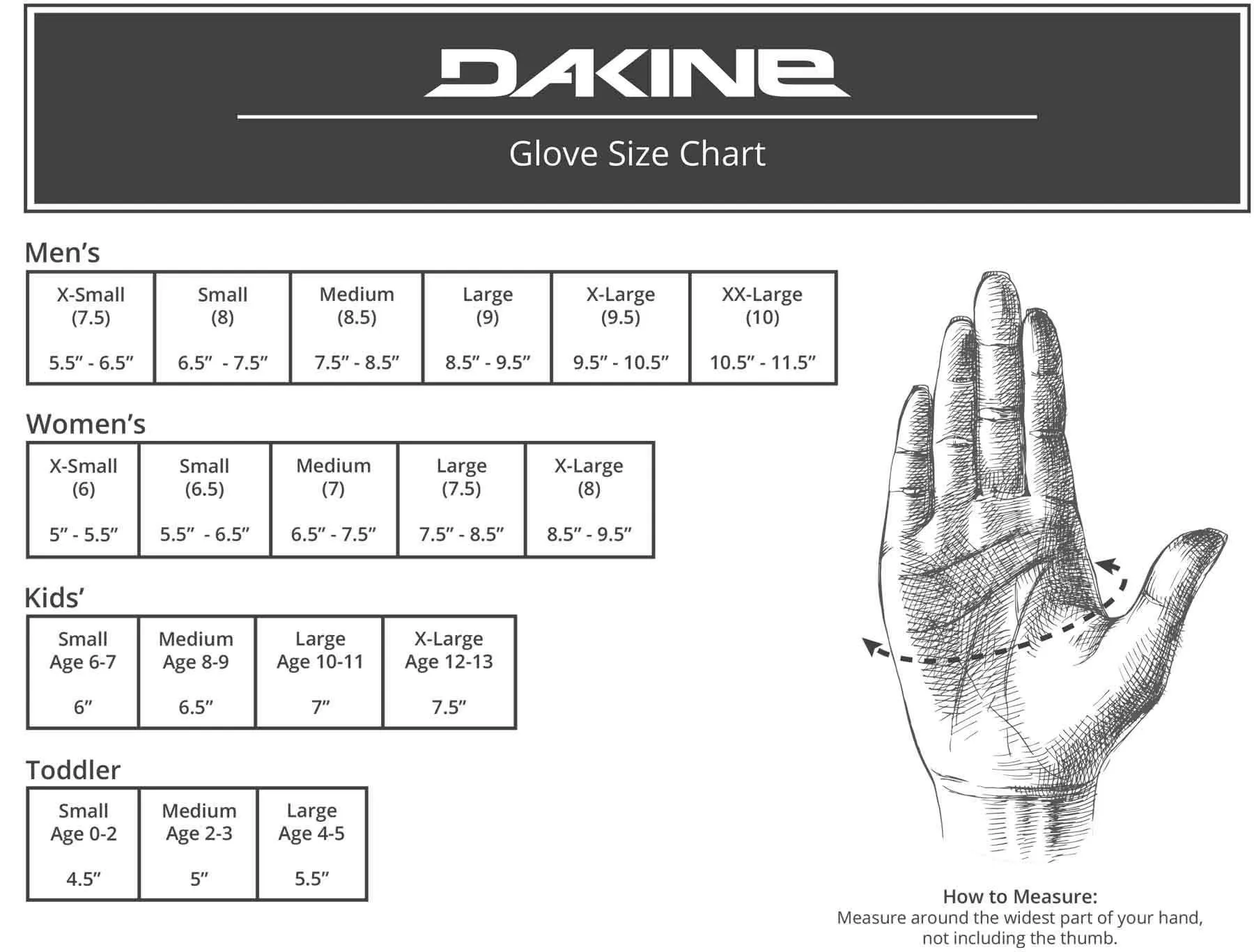 Dakine Titan Gloves - All-Weather Gloves with Removable Liner and Enhanced Grip