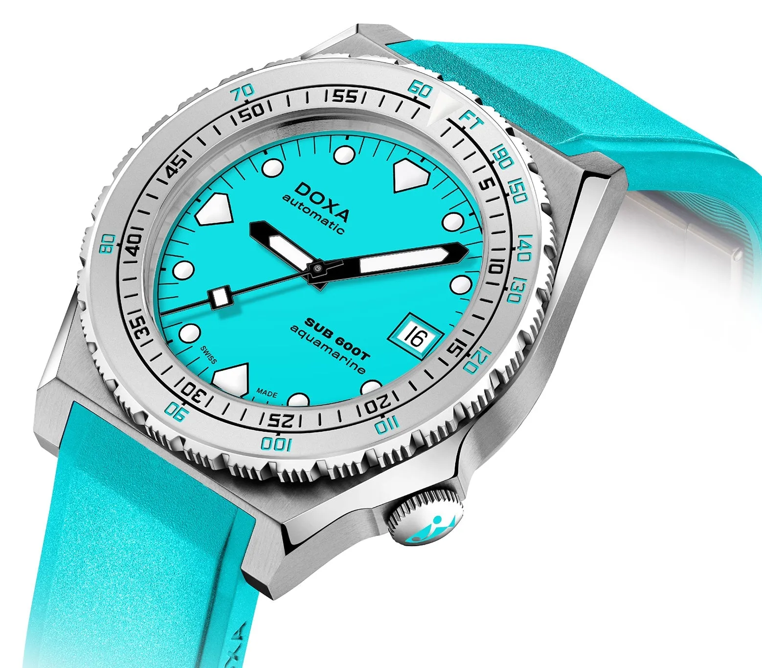 Doxa SUB 600T Aquamarine Rubber