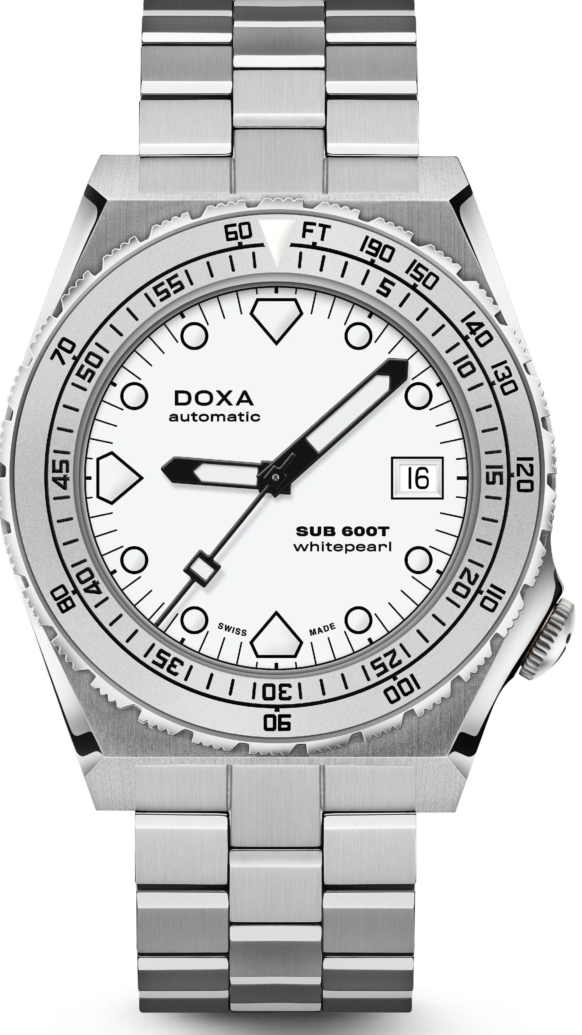 Doxa SUB 600T Whitepearl Bracelet
