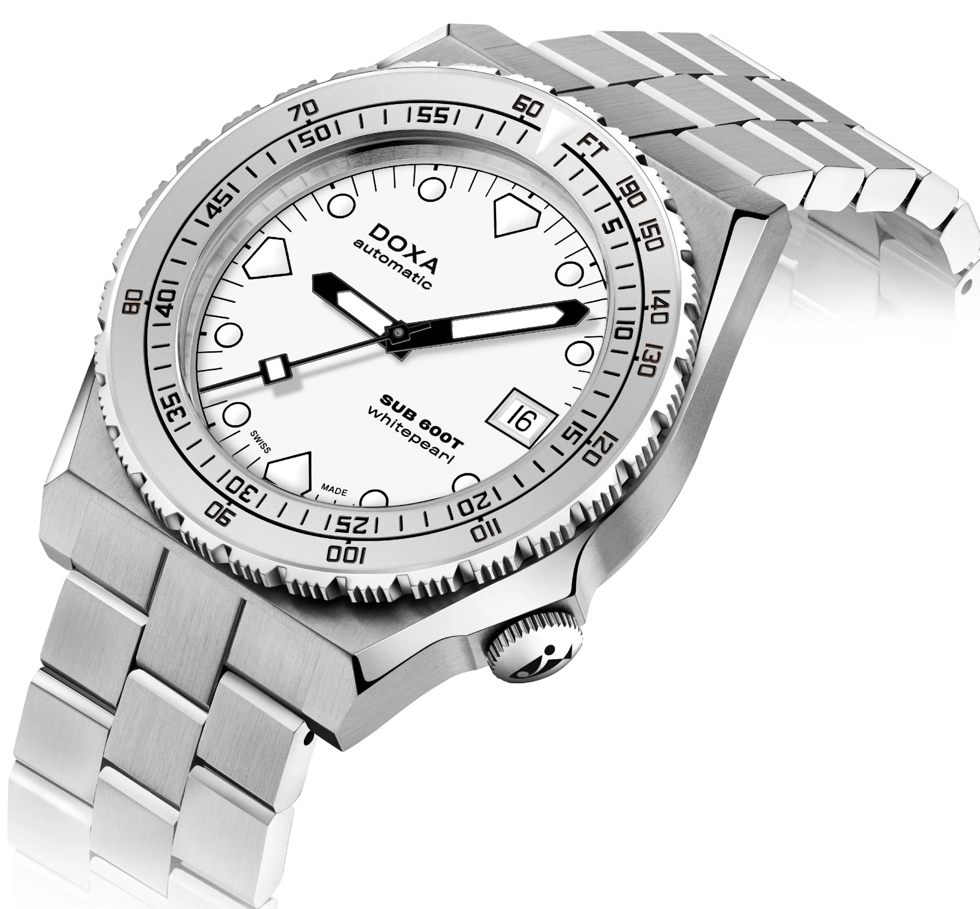 Doxa SUB 600T Whitepearl Bracelet