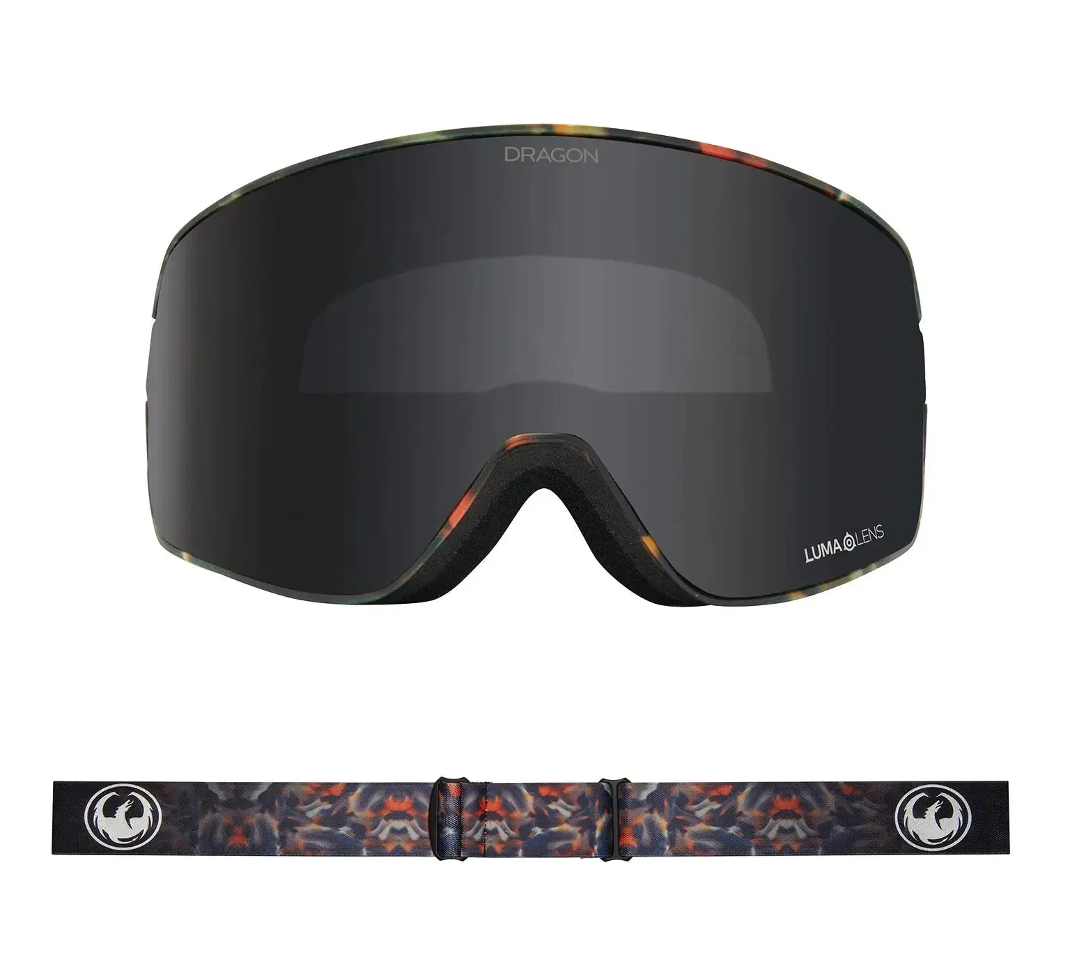 Dragon NFX2 Goggles - FireLeaf/DkSmoke Amber