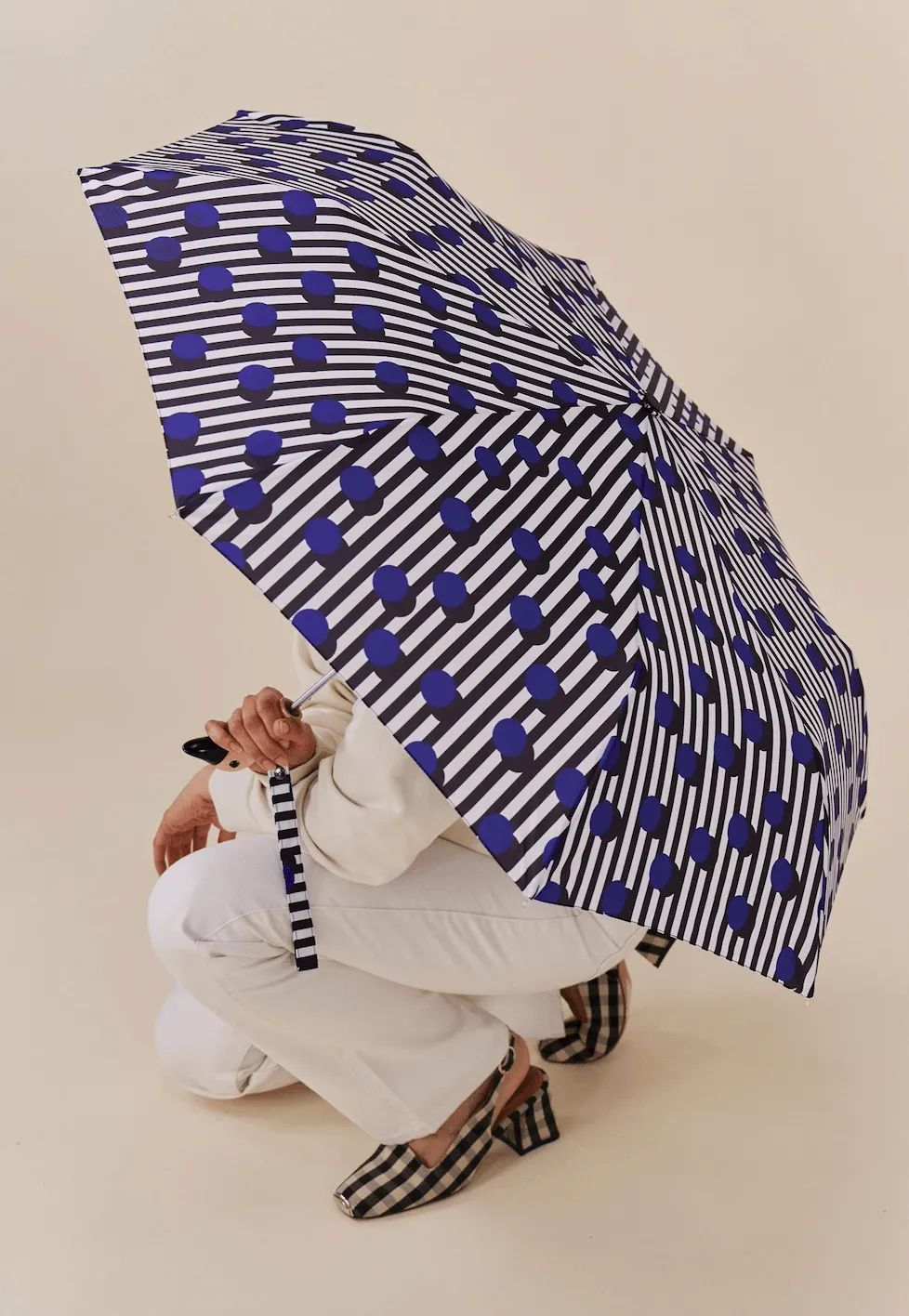 Duck Umbrella Compact | Polkastripe