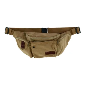 Eurosport Canvas Multi Pocket Crossbody Fanny Waist Pack