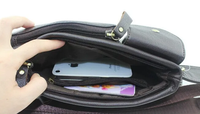 Genuine Leather Waist Pack For Men