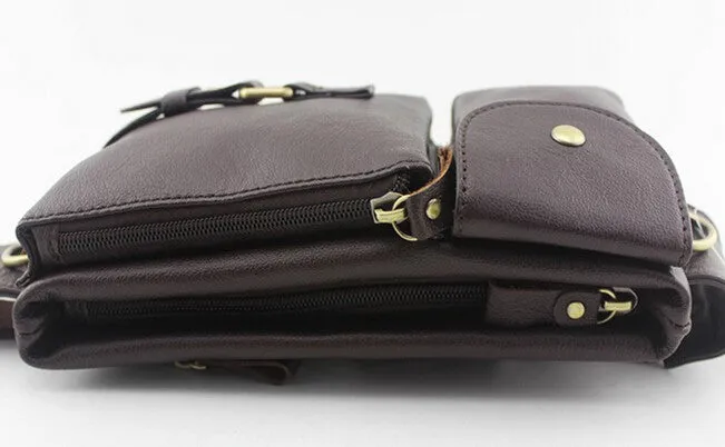 Genuine Leather Waist Pack For Men