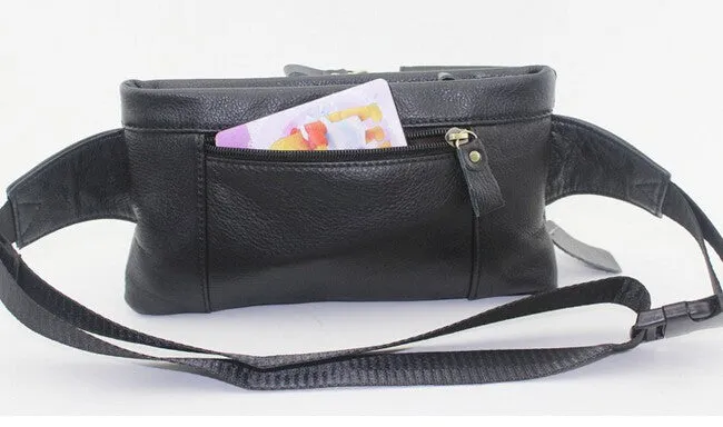 Genuine Leather Waist Pack For Men