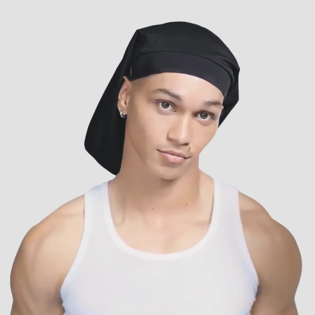 Hairbrella Satin-Lined, Men's Sleep Cap XL -  Bundle (2)