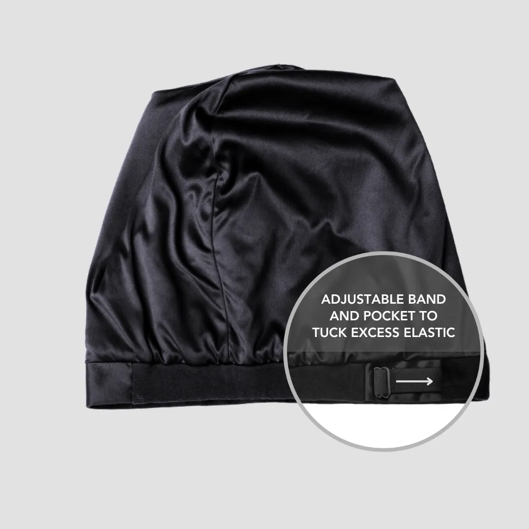Hairbrella Satin-Lined, Men's Sleep Cap XL -  Bundle (2)