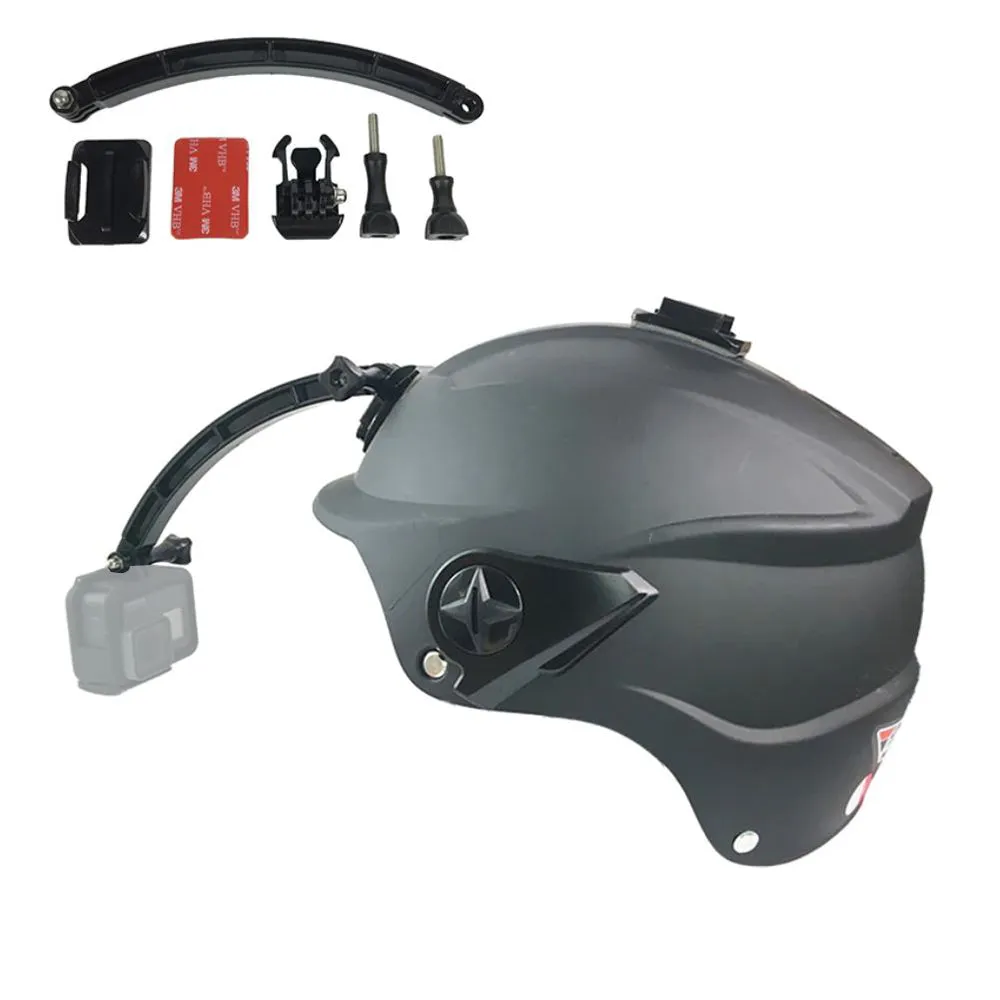 Helmet Extension Selfie Accessory Kit Black