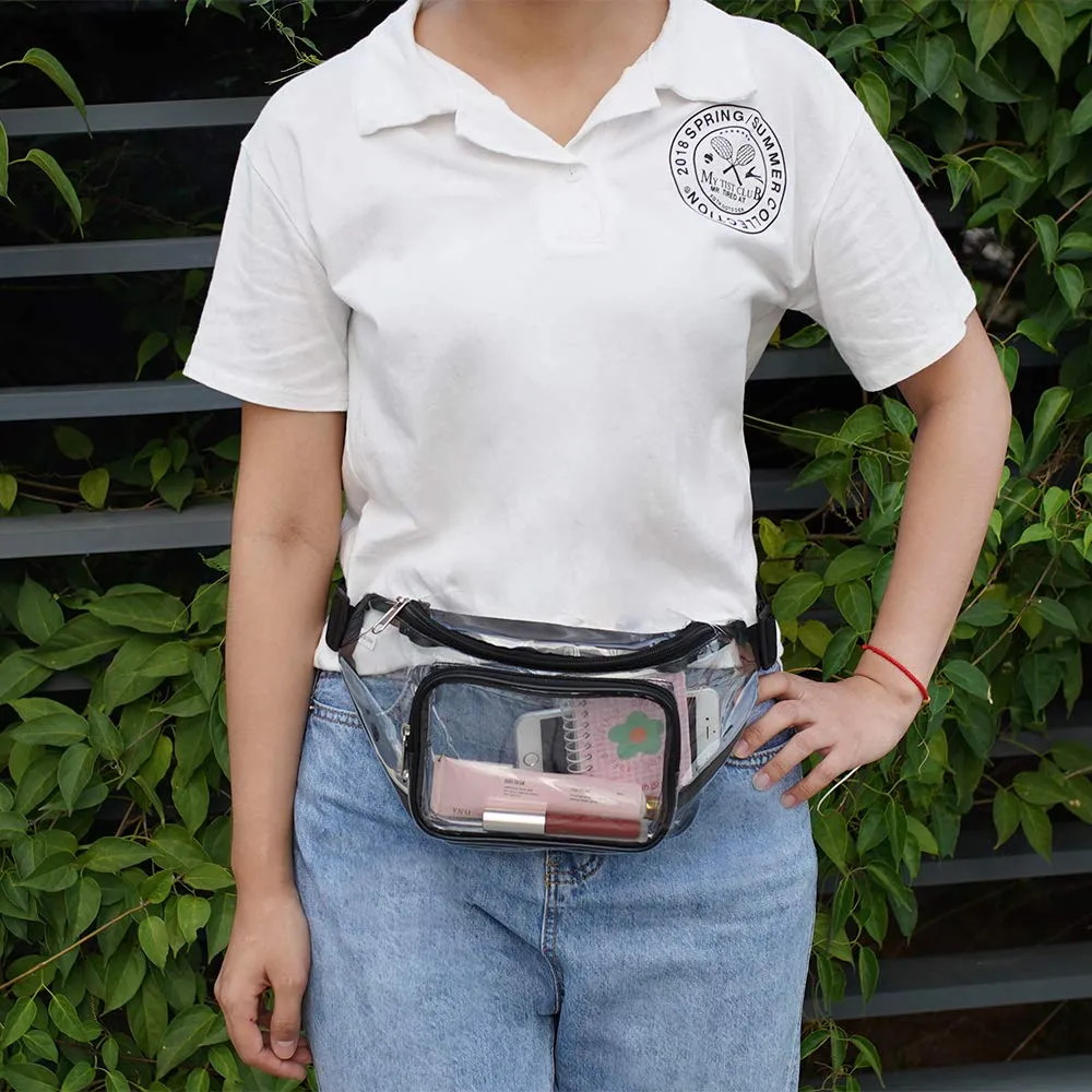 Magicbags Clear Fanny Pack,Stadium Approved Waist Pack for Festival, Games,Travel and Concerts