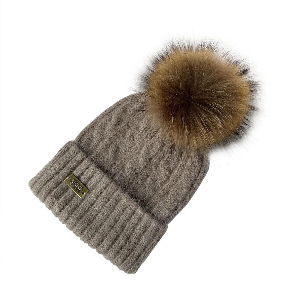 Mitchell-Y UGG Pom Pom Beanies 2P