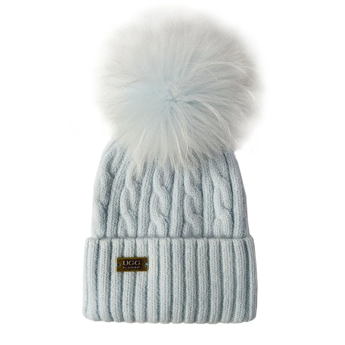 Mitchell-Y UGG Pom Pom Beanies 2P