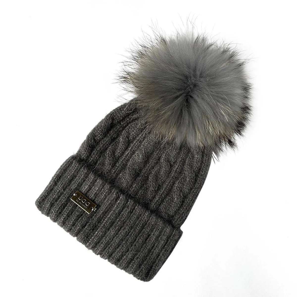 Mitchell-Y UGG Pom Pom Beanies 2P
