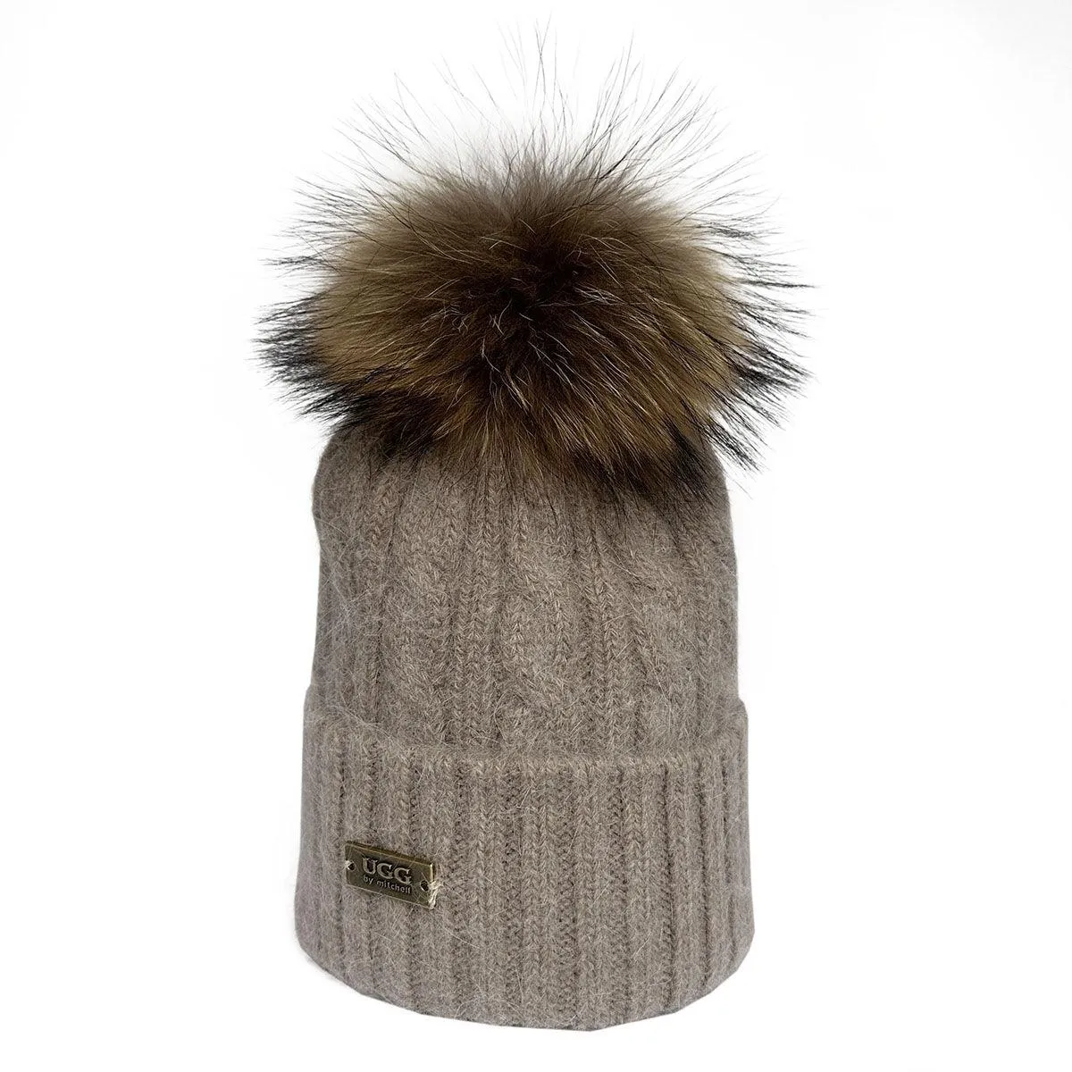 Mitchell-Y UGG Pom Pom Beanies 2P