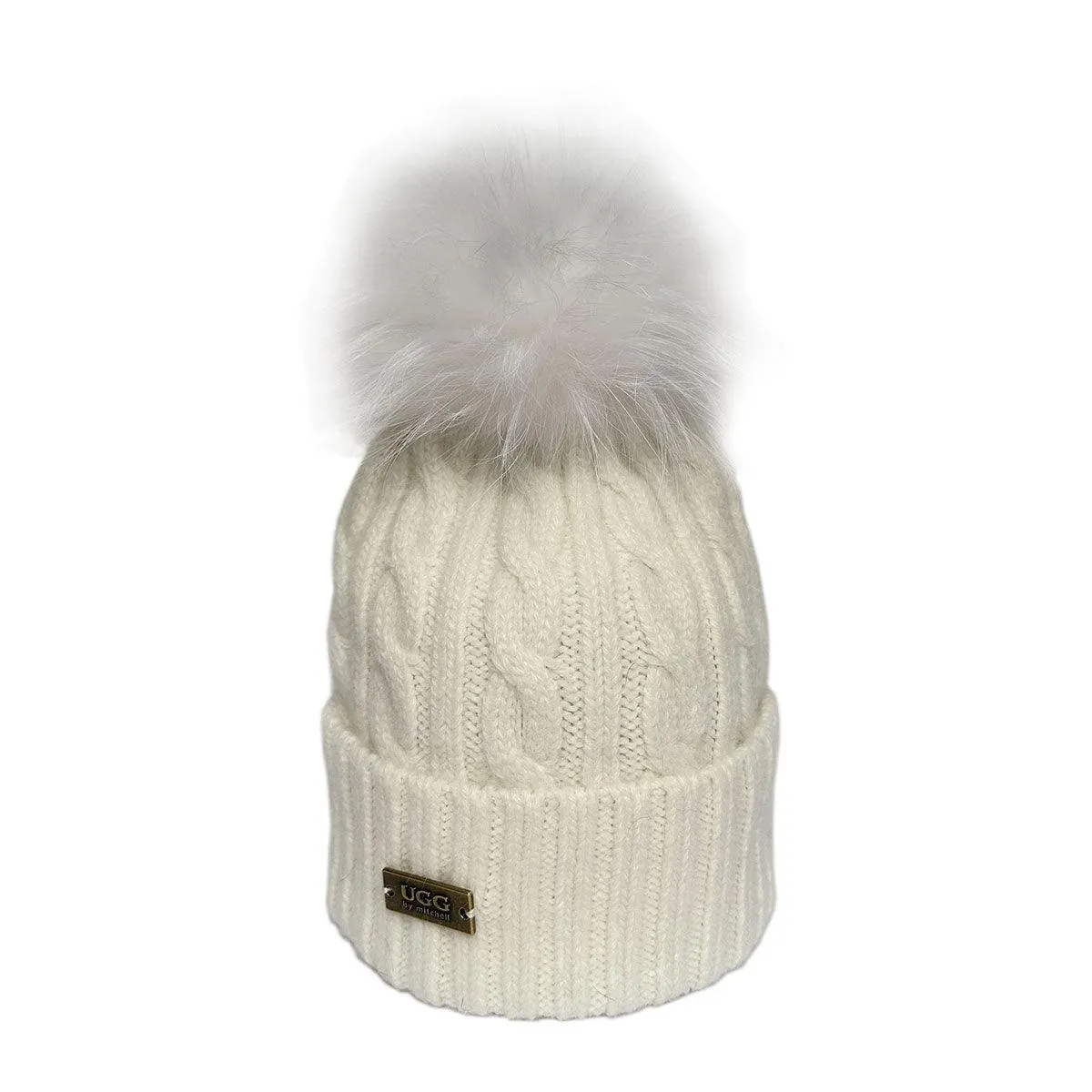 Mitchell-Y UGG Pom Pom Beanies 2P