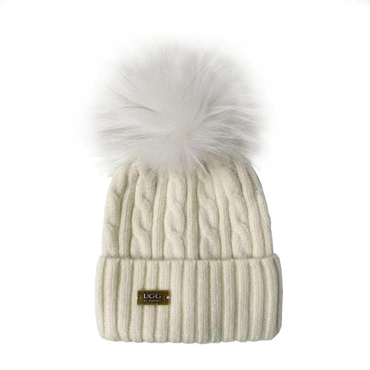 Mitchell-Y UGG Pom Pom Beanies 2P
