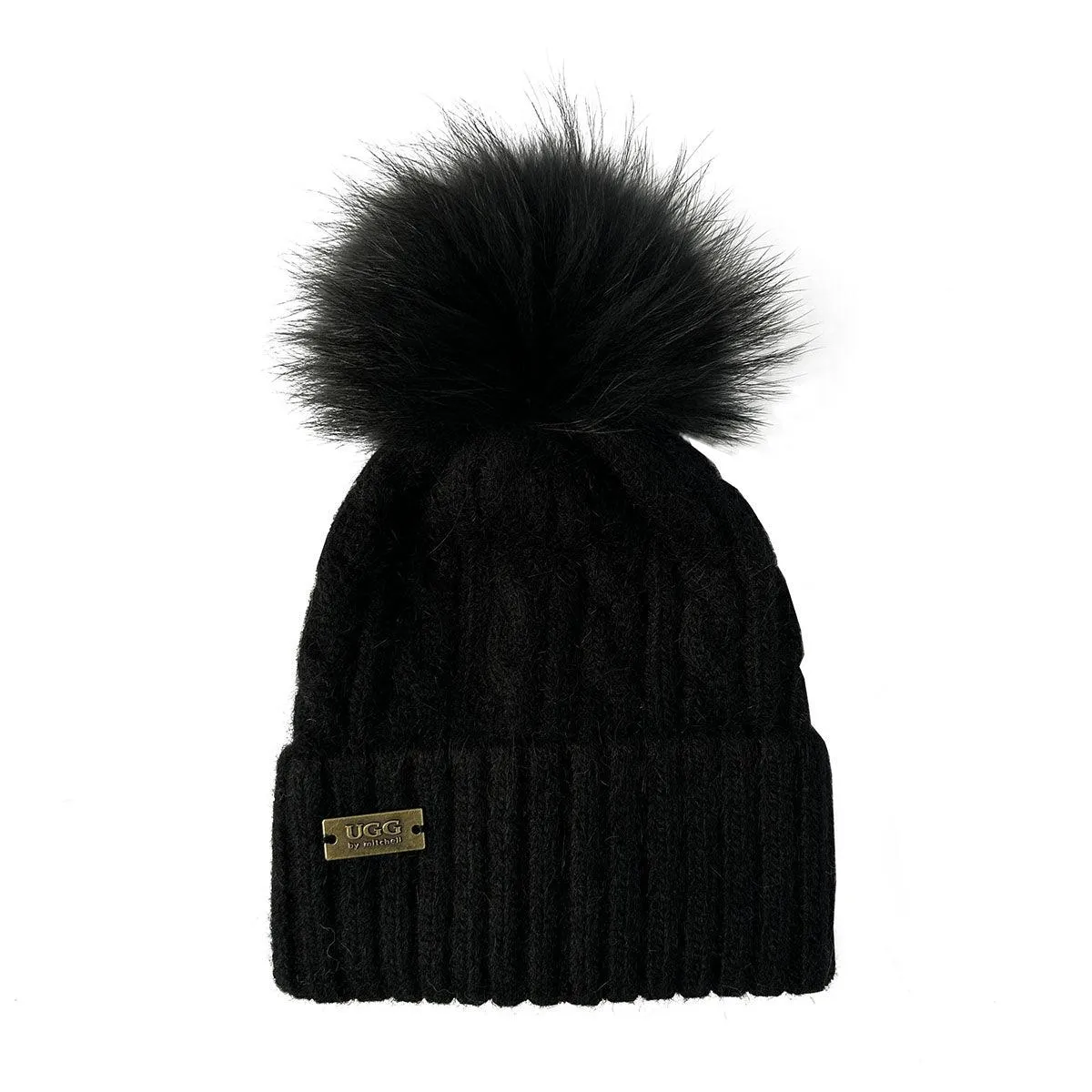 Mitchell-Y UGG Pom Pom Beanies 2P