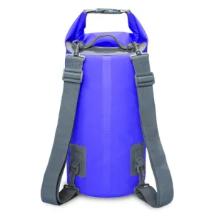 Outdoor Waterproof Dry Dual Shoulder Strap Bag Dry Sack, Capacity: 5L (Dark Blue)
