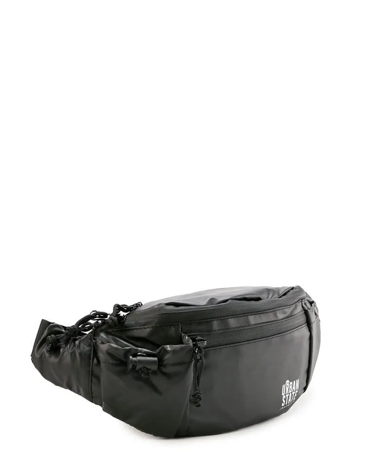 Poly Nylon Rider Medium Waistpack - Black