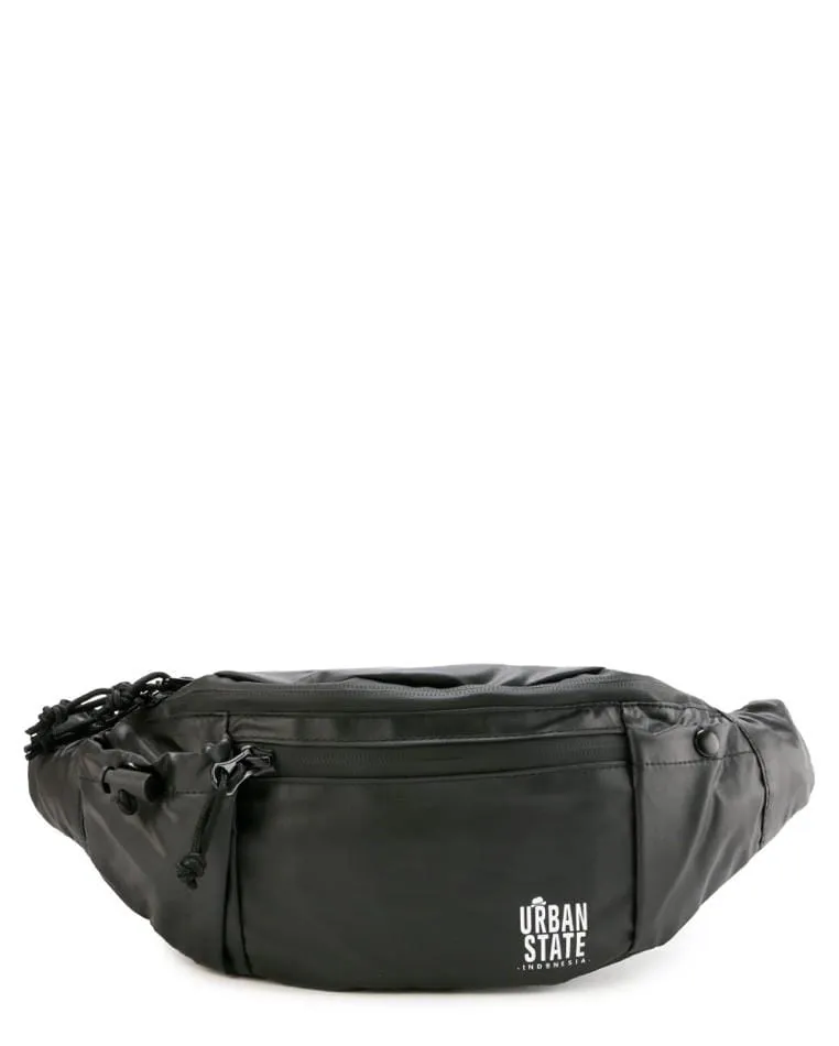 Poly Nylon Rider Medium Waistpack - Black