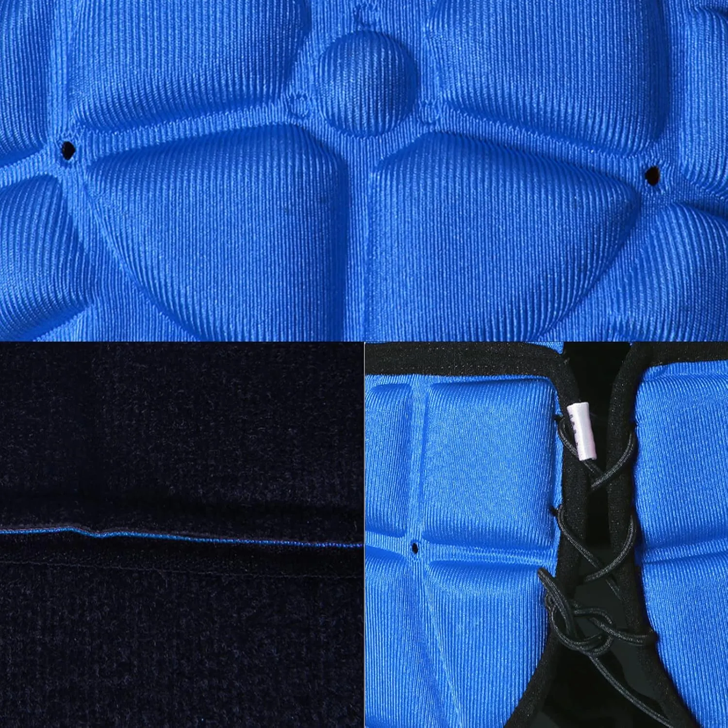 Rugby Helmet Soft Shell Headgear 7v7 Soccer Goalie Foam Padded Head Protector Support Goalkeeper Adjustable Autism Helmet Rugby Flag Football Helmet for Youth Adults