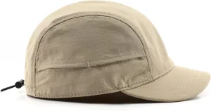 Short Brim Quick-Dry Lightweight Breathable Polyester Baseball Cap Adjustable Drawstring Dad Hat Outdoor Men Women