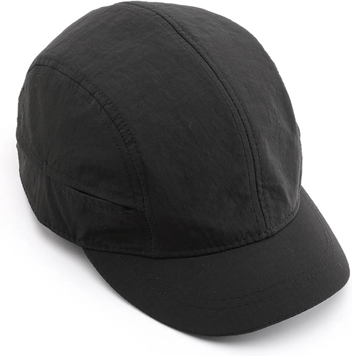 Short Brim Quick-Dry Lightweight Breathable Polyester Baseball Cap Adjustable Drawstring Dad Hat Outdoor Men Women