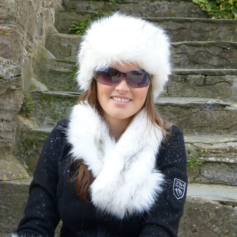 Snow Fox Faux Fur Hat