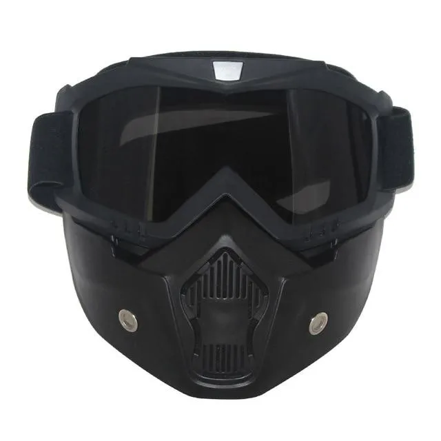 Snow Ski Goggles With Mouth Filter