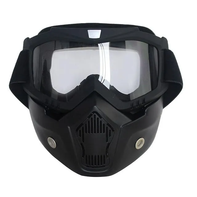 Snow Ski Goggles With Mouth Filter