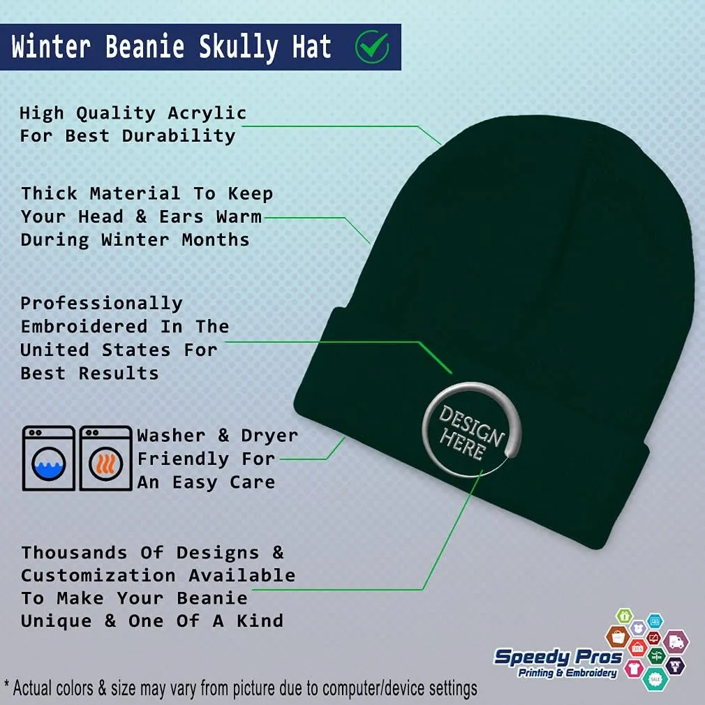 Speedy Pros Beanies for Men Straight Outta Chemo Skull Cap Winter Hats for Women Acrylic 1 Size