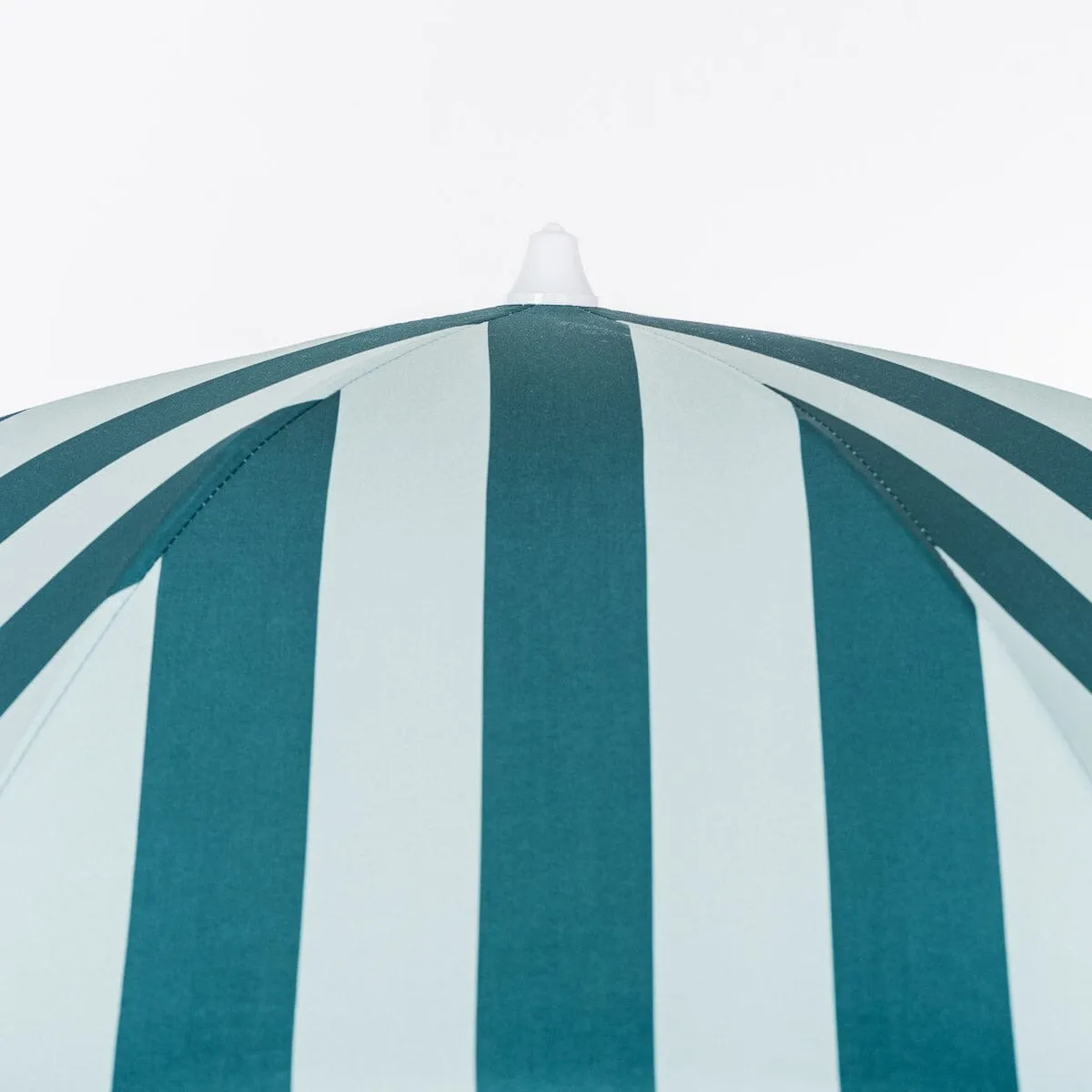 The Holiday Beach Umbrella - Crew Green Stripe